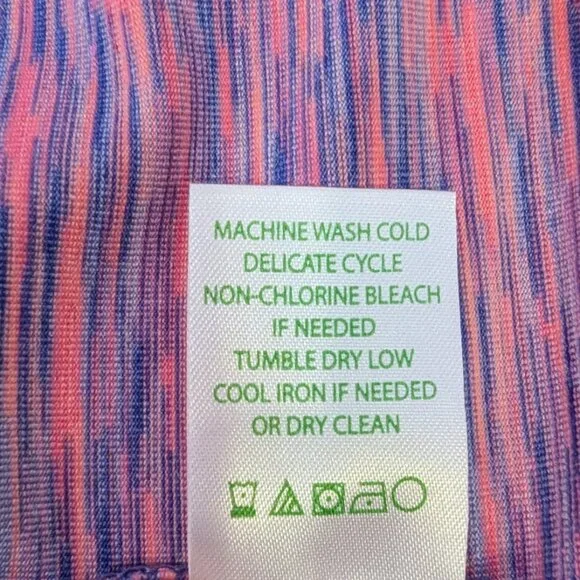 Lilly Pulitzer | Cove Flamingo Pink Space Dye Active Fit & Flare Mini Dress | XS - Picture 14 of 14